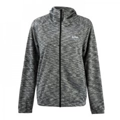 Lee Cooper Track Hoody Ladies Black Marl