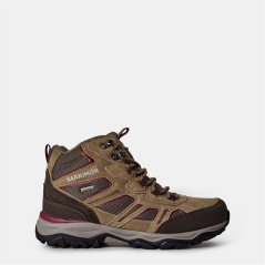 Karrimor Mount Mid Ladies Waterproof Walking Boots Brown