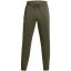 Under Armour Men's Icon Taping Closed Hem Fleece Joggers Marine OD Green