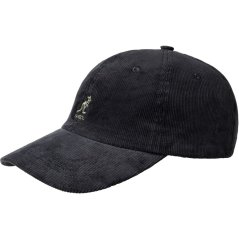 KANGOL Adults Cord Baseball Cap Black