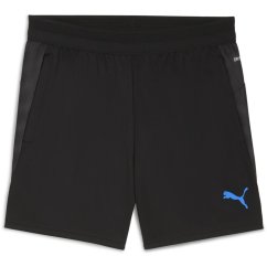 Puma Individual Cup Shorts Juniors Black/Blue