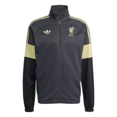 adidas Men's Liverpool Licensed Tracksuit Top Black