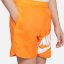 Nike Sportswear Big Kids' Woven Shorts Junior Boys Orange/White