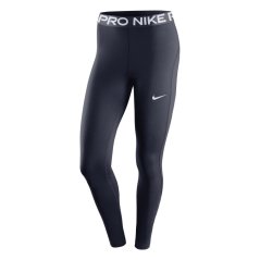 Nike Pro Women's Mid-Rise Mesh-Panelled Leggings Obsidian/ White