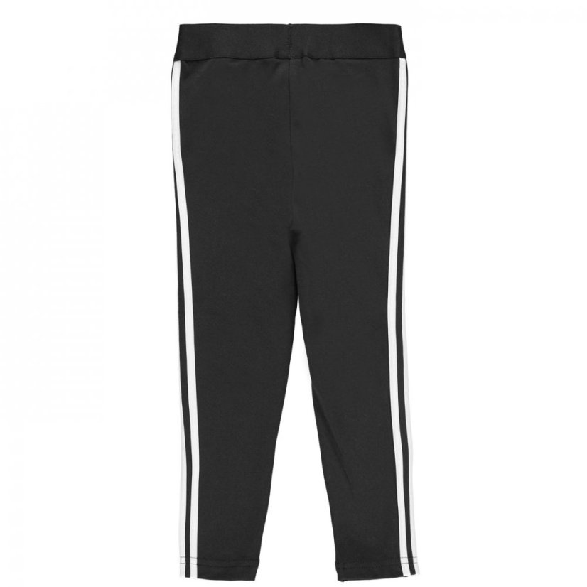 adidas Girls 3 Stripes Leggings Black/White