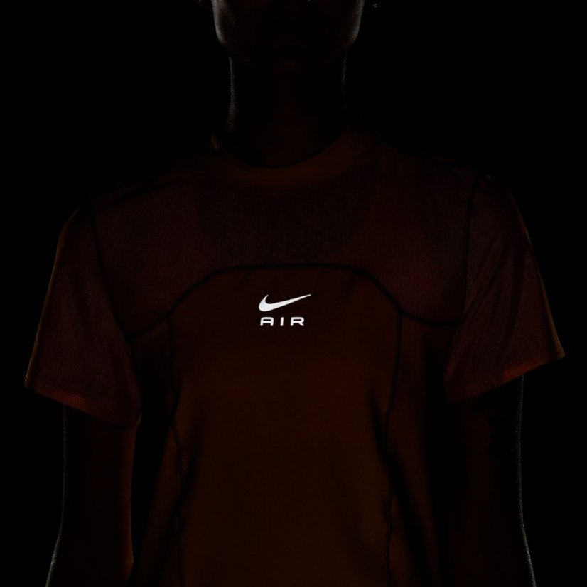 Nike Air Dri-FIT Women's Short-Sleeve Running Top Topaz Gold