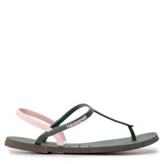 Havaianas Women's Hav. You Paraty Rj Crocus Rose Flip Flops Green