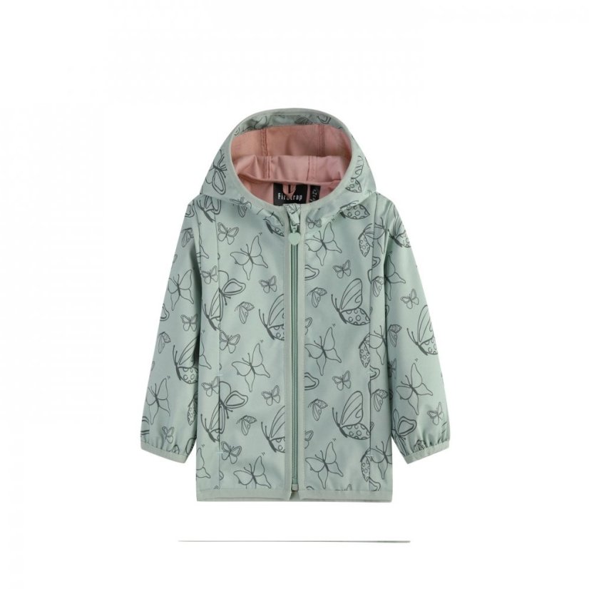 Firetrap Butterfly Girls' Soft Shell Jacket Green