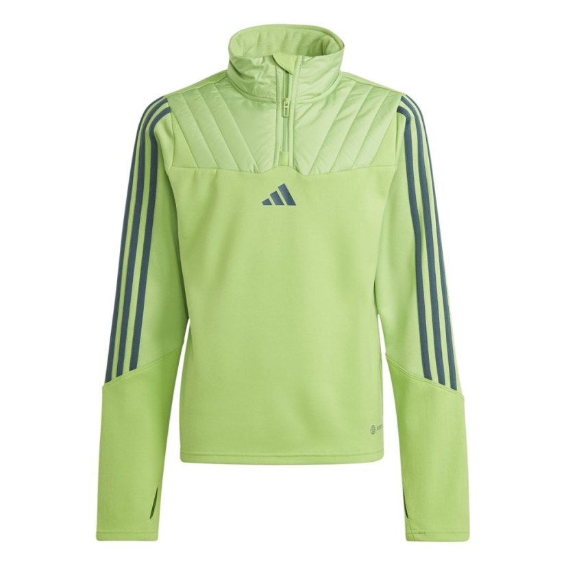 adidas Tiro 23 Club Winterized Top Juniors Lime/Arctic
