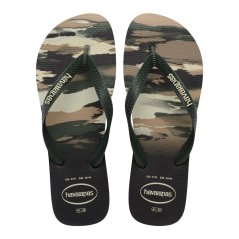 Havaianas Men's Top Camu Black Flip Flops Black//Olive