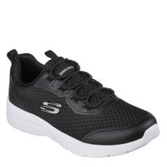 Skechers Dynamight 2.0 Social Orbit Womens Trainers Black/White