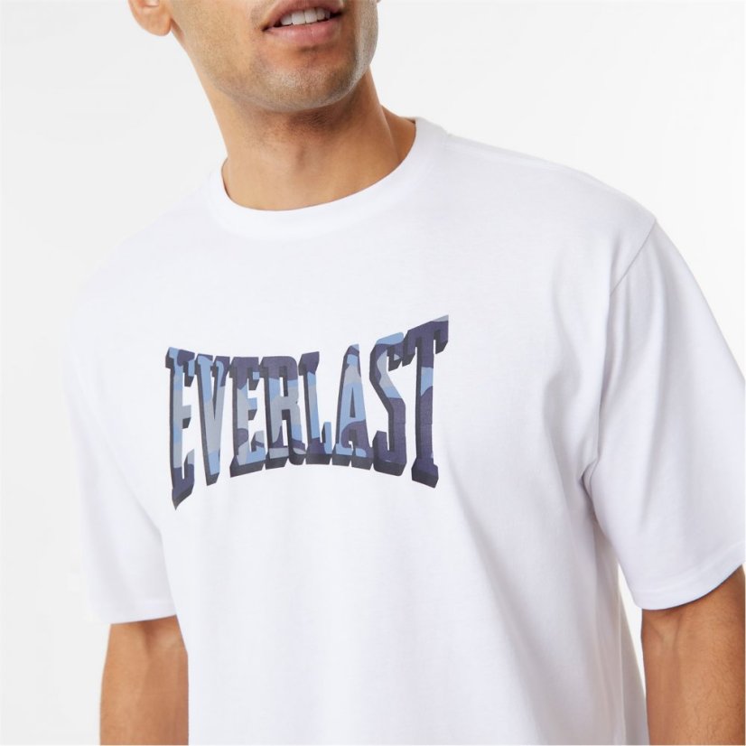 Everlast Camo Logo T-Shirt Mens White