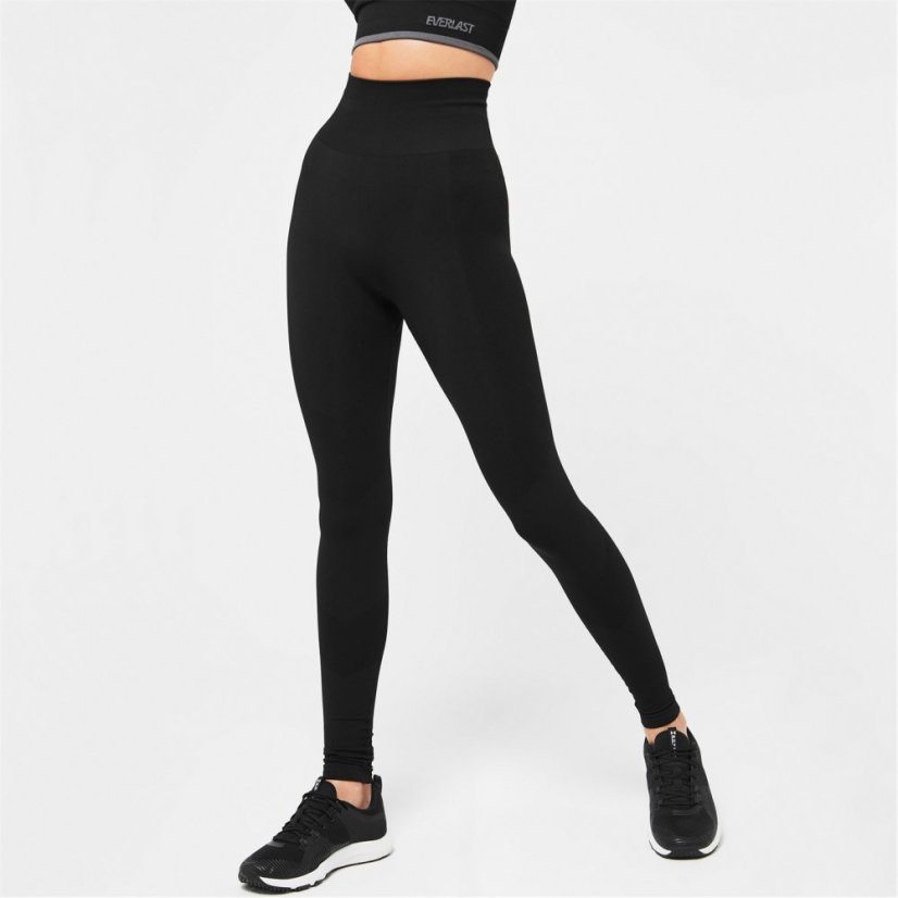 Everlast Super High Waisted Racer Leggings Black