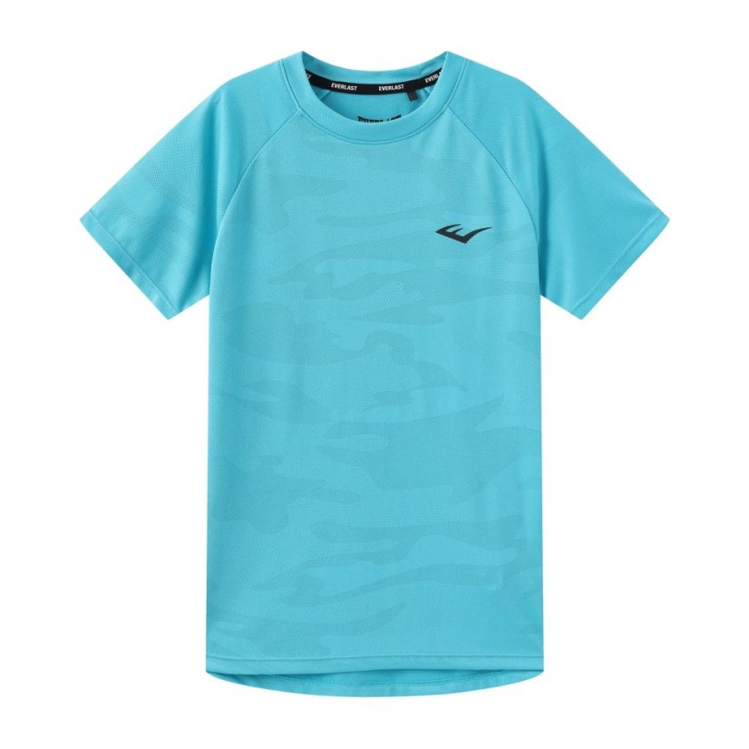 Everlast Flex Tee Junior Cyan Blue