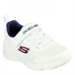 Skechers Dynamight 2.0 Infant Trainers White/Navy