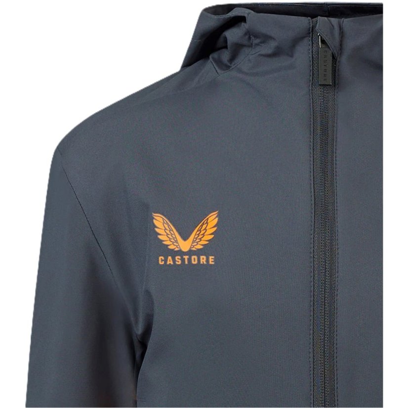 Castore Unisex Kids' Licensed Rain Anorak Jacket True Red