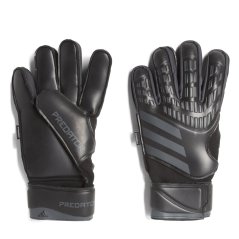 adidas Predator Match Fingersave Goalkeeper Gloves Adults Black