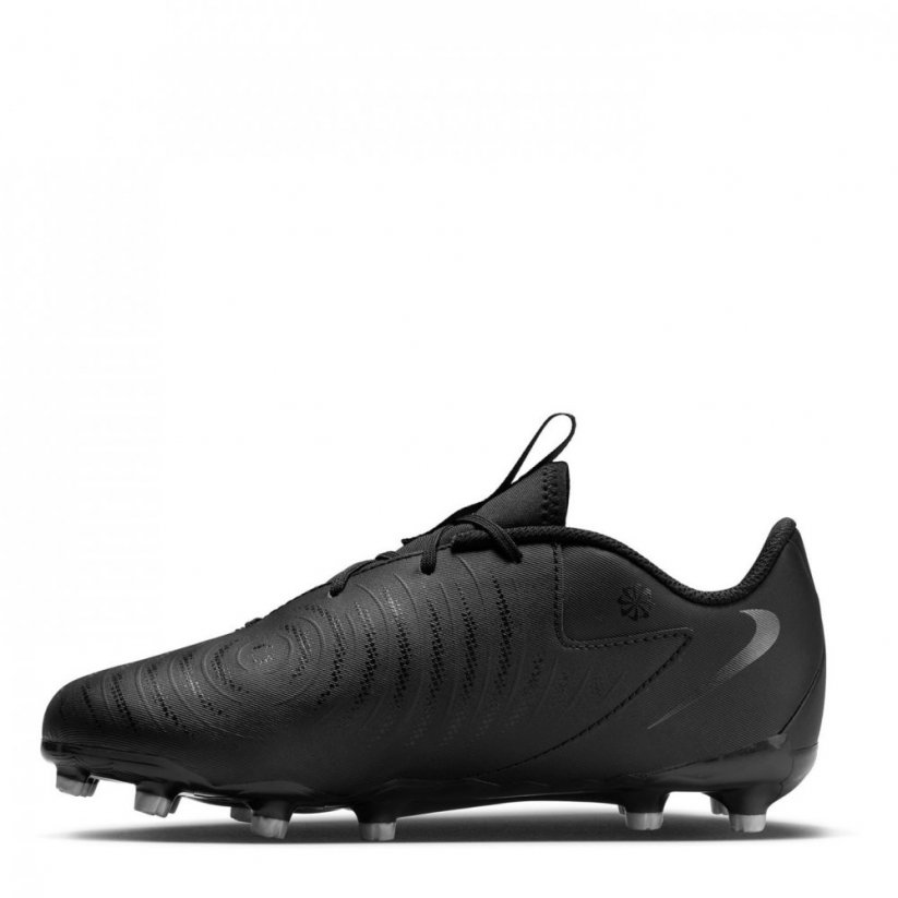 Nike Phantom GX II Academy Junior Firm Ground Football Boots Black/Black