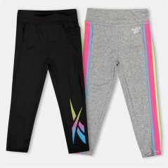 Reebok 2Pk Legging Bb99 Silver