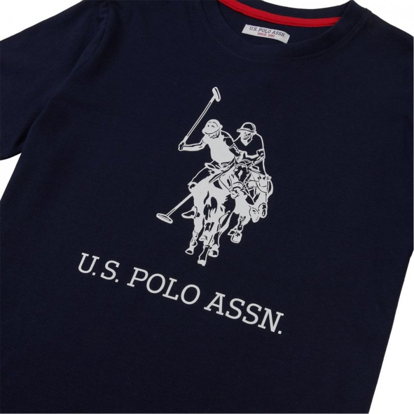 US Polo Assn US Polo Assn Rider T-Shirt Junior Boys Navy Blazer