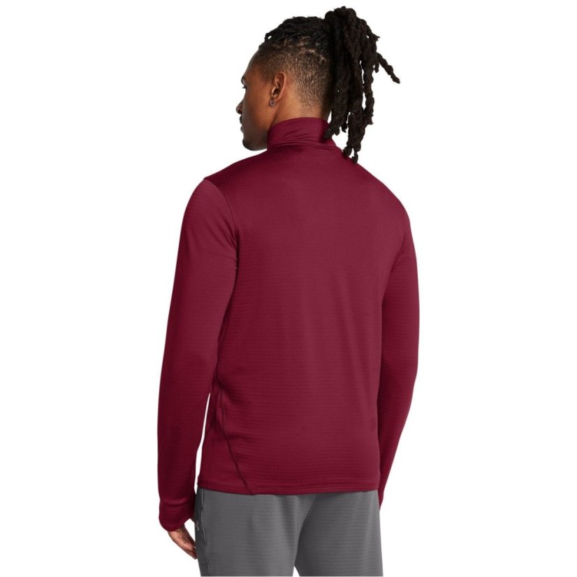 Under Armour Men's Long-Sleeve Performance Gym Top Red