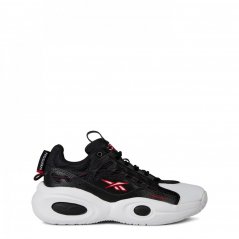Reebok Solution Mid Trainers Juniors Black/Wht/Red