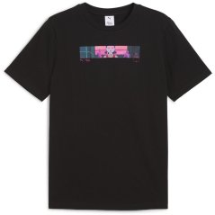 Puma X Squid Game Graphic Tee pánske tričko Puma Black