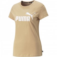 Puma No1 Logo QT T Shirt Dusty Tan