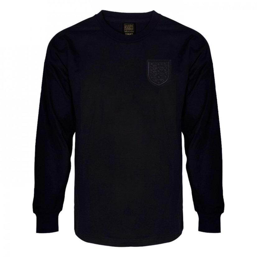 Score Draw England '66 Black Out Long Sleeve Shirt Black