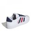 adidas VL Court 3.0 Shoes Mens White/Navy/Red