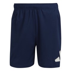 adidas Train Essentials Logo Training Shorts Dark Blue/White