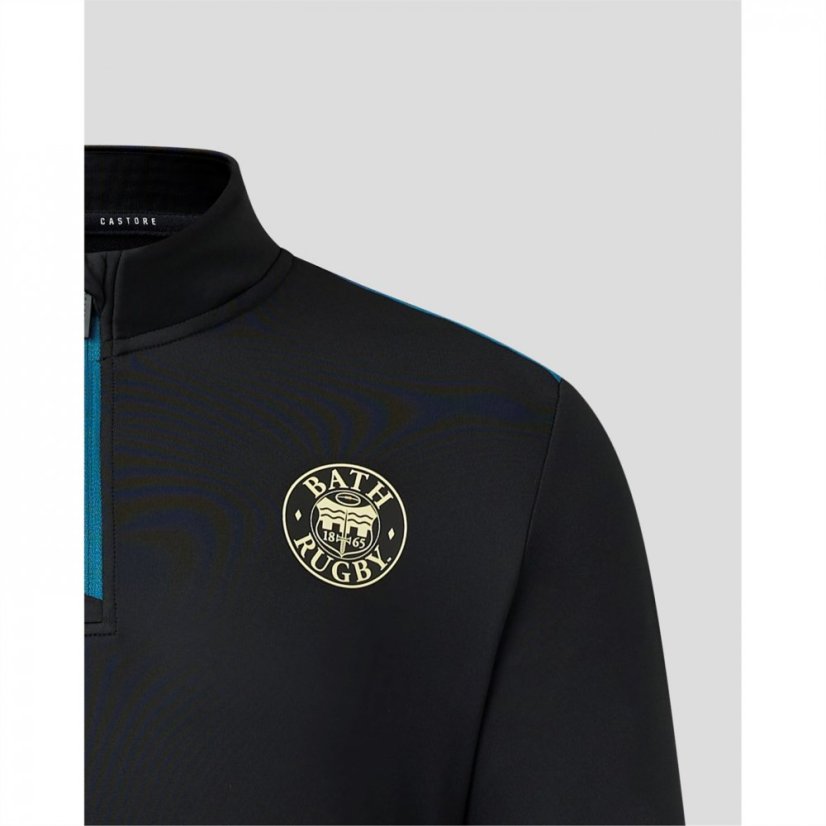 Castore Bath quarter Zip Sn34 Caviar/Ink Blue