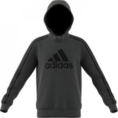 adidas 3-stripe logo hoodie Junior Boys Charcoal/Blk
