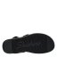 Skechers Adjustable Open Toe Sandal W Memory Flat Sandals Womens Black