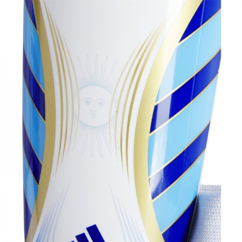 adidas Tiro Match Shin Guard Unisex White/Blue/Gold