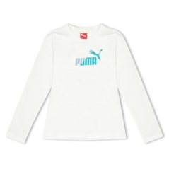 Puma Ls Tee Juniors White
