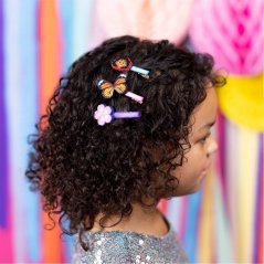 Disney Encanto Pink Blue and Orange 3 Piece Hair Clip Set Pnk/Blu/Orng