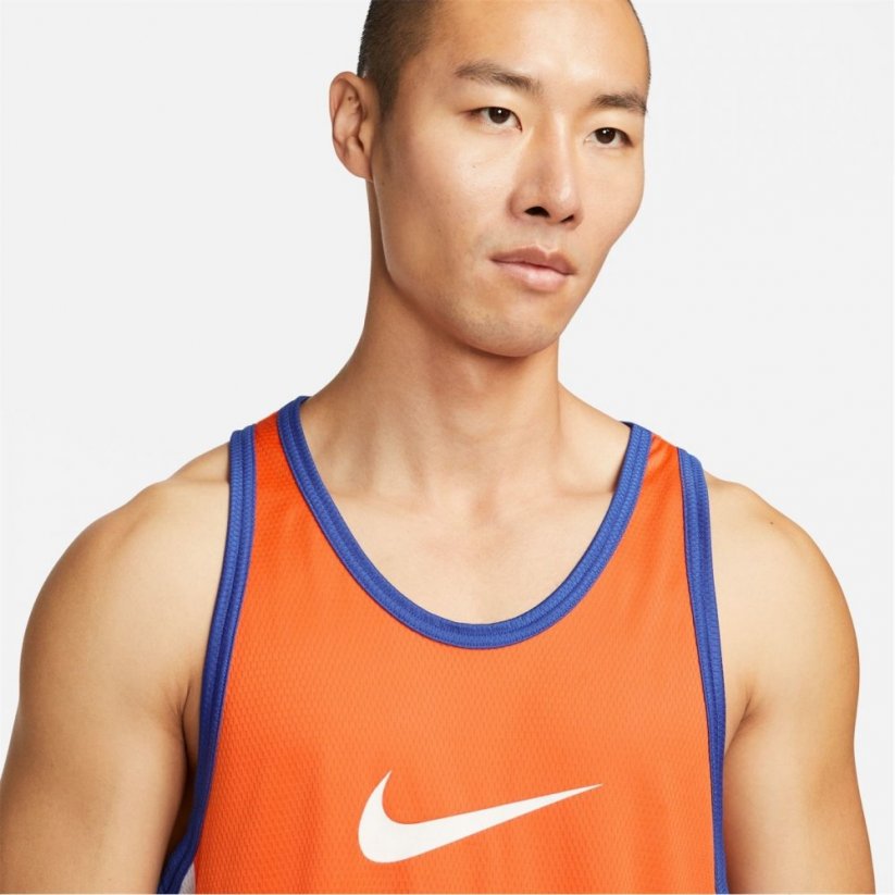 Nike Dri-FIT Icon Men's Basketball Jersey Orange/Royal - Veľkosť: S