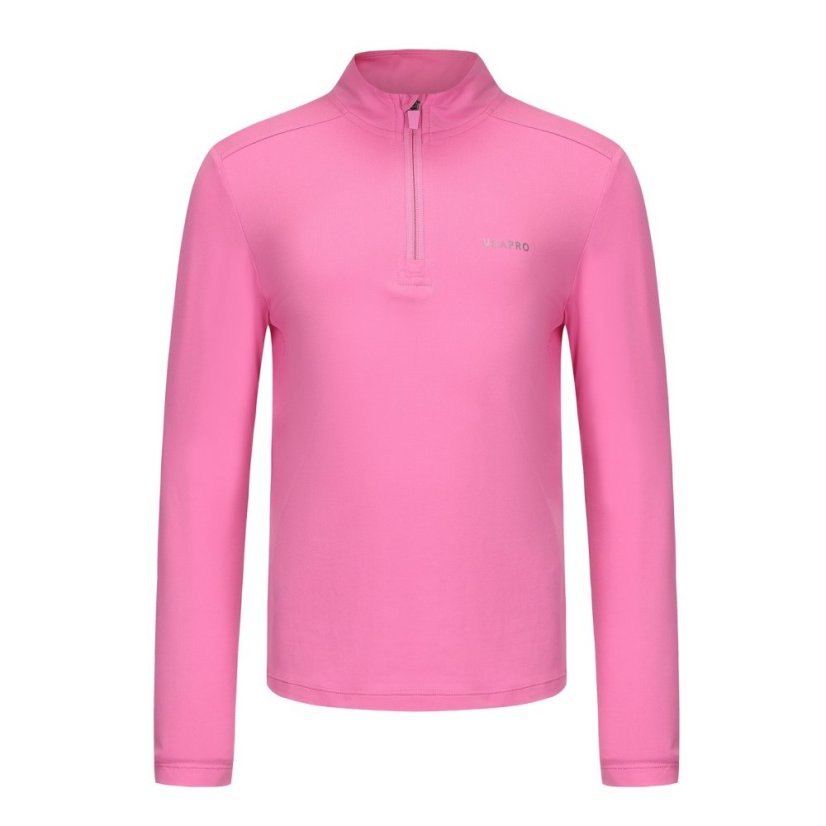 USA Pro 1/4 Zip Junior Pink
