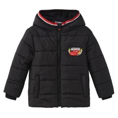Character Kids Disney Hooded Long Sleeve Short Puffer Jacket Cars