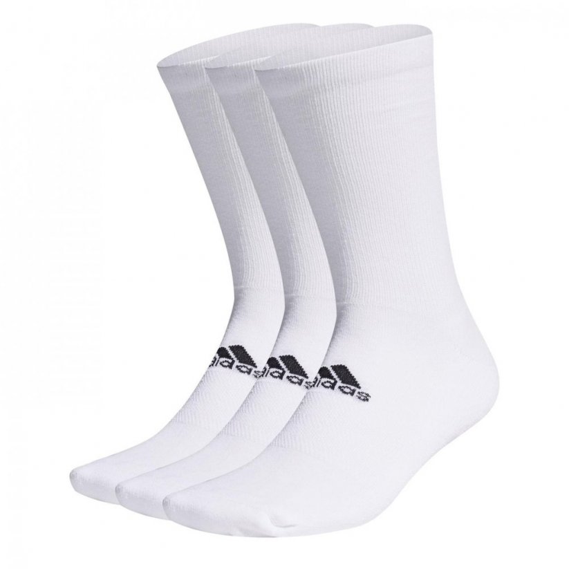 adidas Crew Socks 3 Pack White