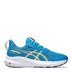 Asics Gt-1000 14 Gs Road Running Shoes Unisex Kids Aegean Blu/Yama