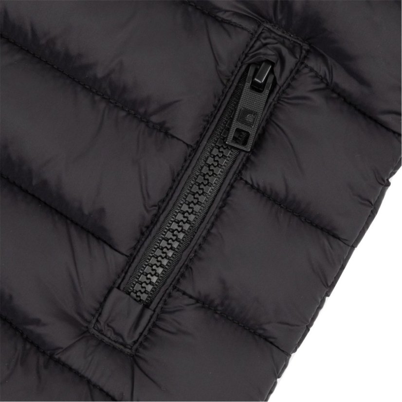 SoulCal Kids' Micro Bubble Long Sleeve Short Puffer Jacket Black
