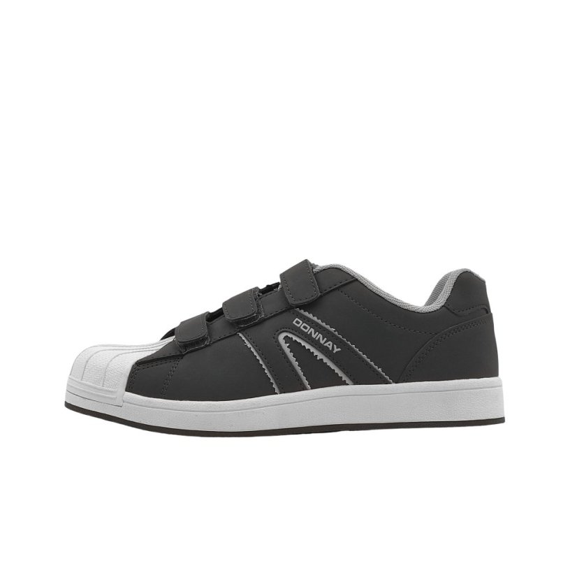 Donnay Shield Toe Velcro Shoes Junior Grey