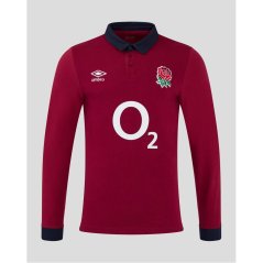 Umbro England Rugby Alternate Classic Long Sleeve Shirt 2024 Womens Red