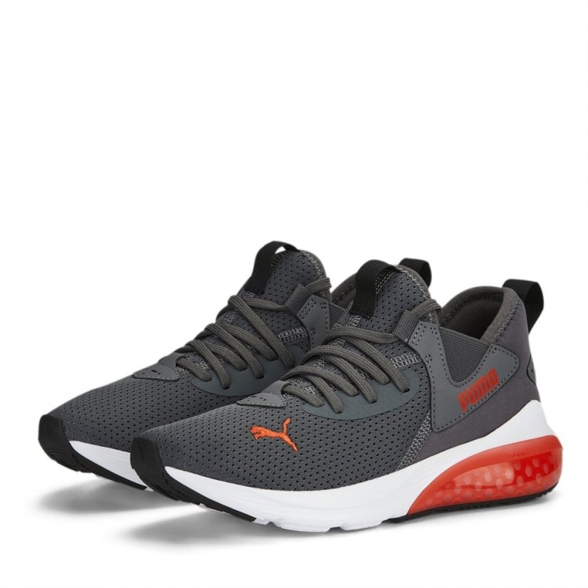 Puma Cell Vive Junior Boys Trainers Grey/Red/Whte