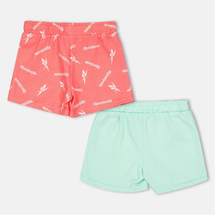 Reebok Kids' Jersey Jogger Shorts Strawberry