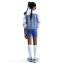Nike Pro Shorts Junior Girls Blue/White
