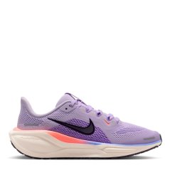 Nike Air Zoom Pegasus 41 Road Running Shoes Juniors Violet/Purple