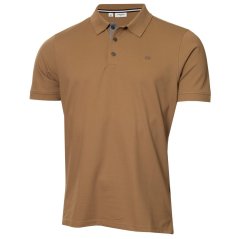 Calvin Klein Golf Men's Short Sleeve Performance Polo Shirt Biscuit